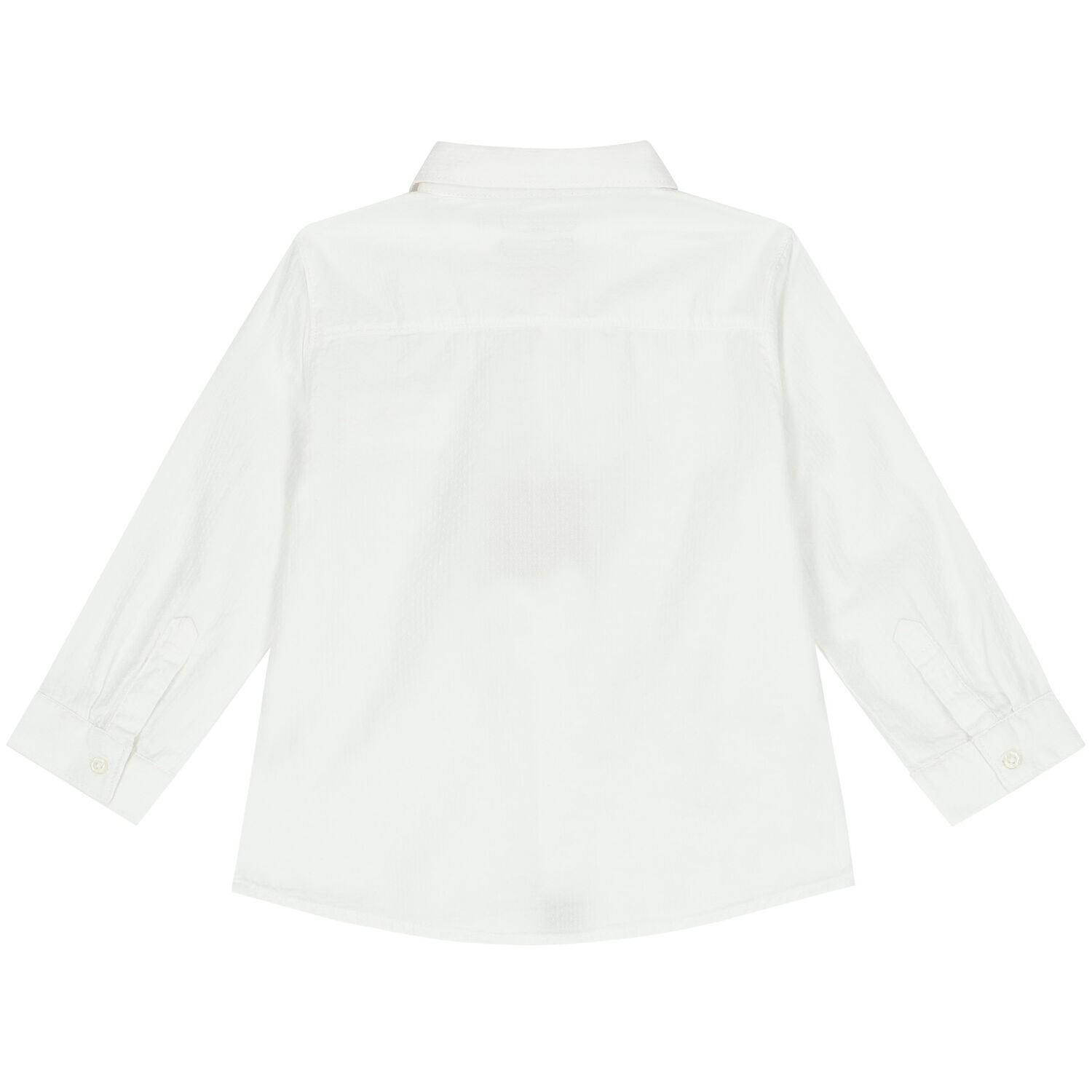 Younger Boys White Shirt & Bow Tie, 1, hi-res