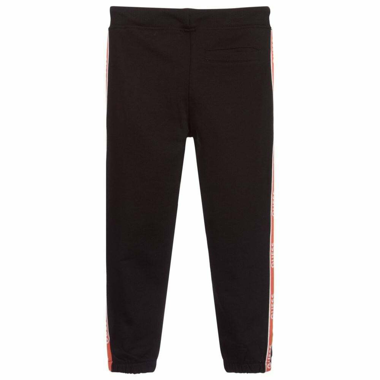 Boys Black Logo Joggers , 1, hi-res