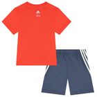 Red & Blue Mickey Mouse Shorts Set, 1, hi-res
