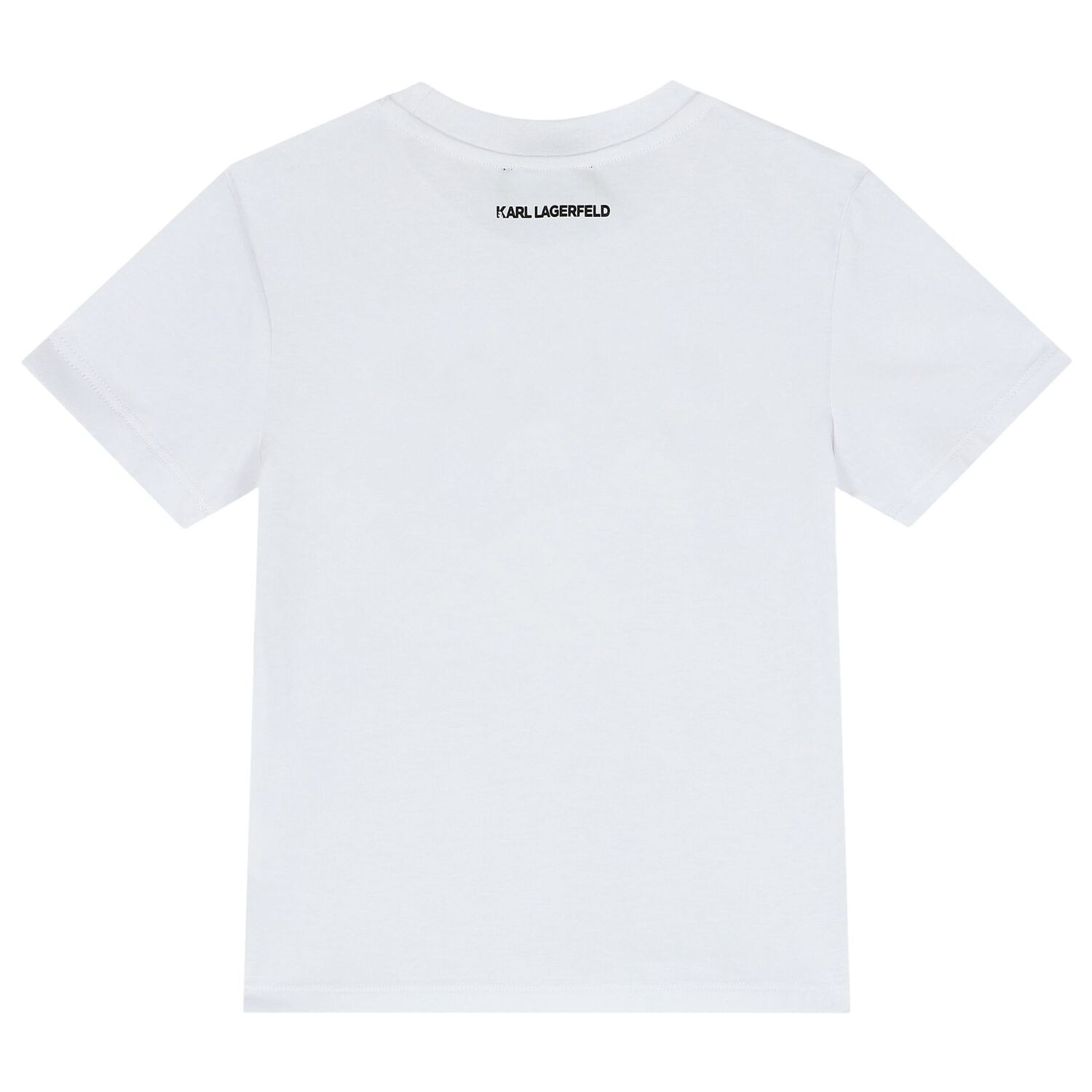 Girls White Sequin Logo T-Shirt, 1, hi-res image number null