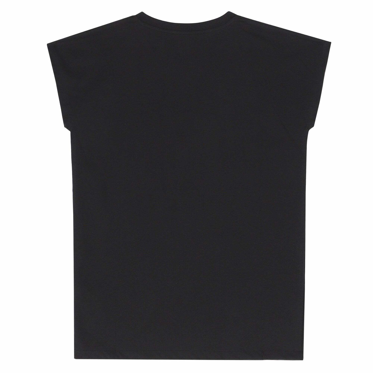 Girls Black Logo Shirt, 3, hi-res image number null