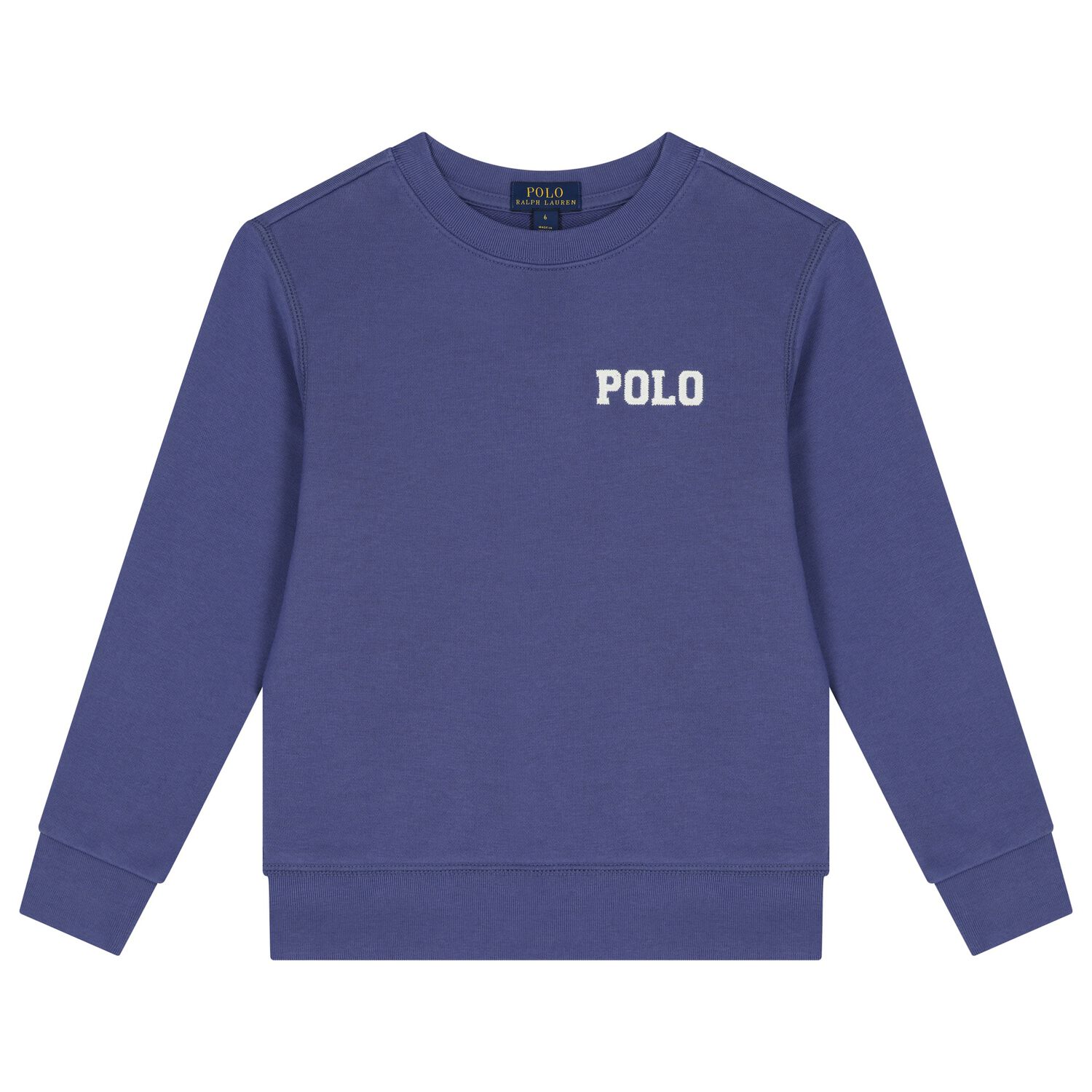 Boys Blue Logo Sweatshirt, 1, hi-res