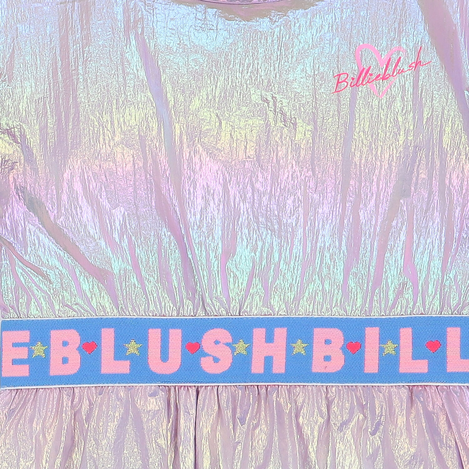 Girls Iridescent Logo Dress, 1, hi-res