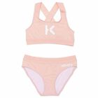 Girls Pink Logo Bikini, 1, hi-res