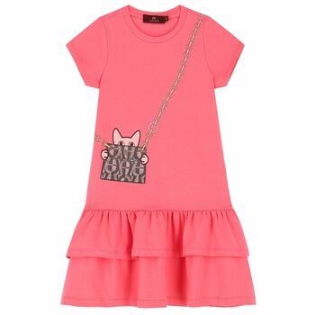 Girls Pink Bag Dress