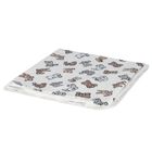 White Teddy Bear & Rabbit Hooded Towel, 1, hi-res