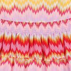 Girls Pink & Orange Zigzag Knitted Dress, 1, hi-res