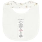 Ivory & Beige Teddy Bear Baby Bib, 1, hi-res