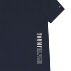 Boys Navy Blue Logo T-Shirt, 1, hi-res