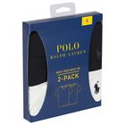 Boys Black & White Logo T-Shirts ( 2-Pack ), 1, hi-res