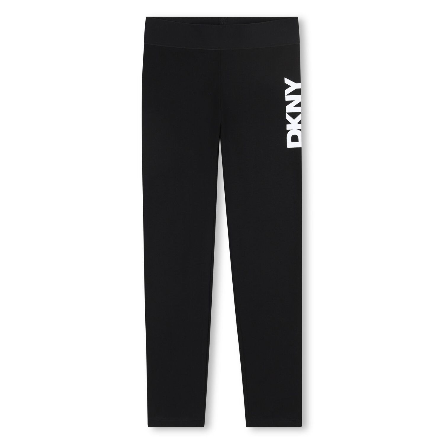Girls White & Black Logo Leggings Set, 1, hi-res