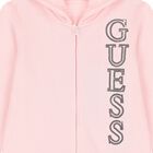 Girls Pink Logo Sequin Tracksuit, 1, hi-res