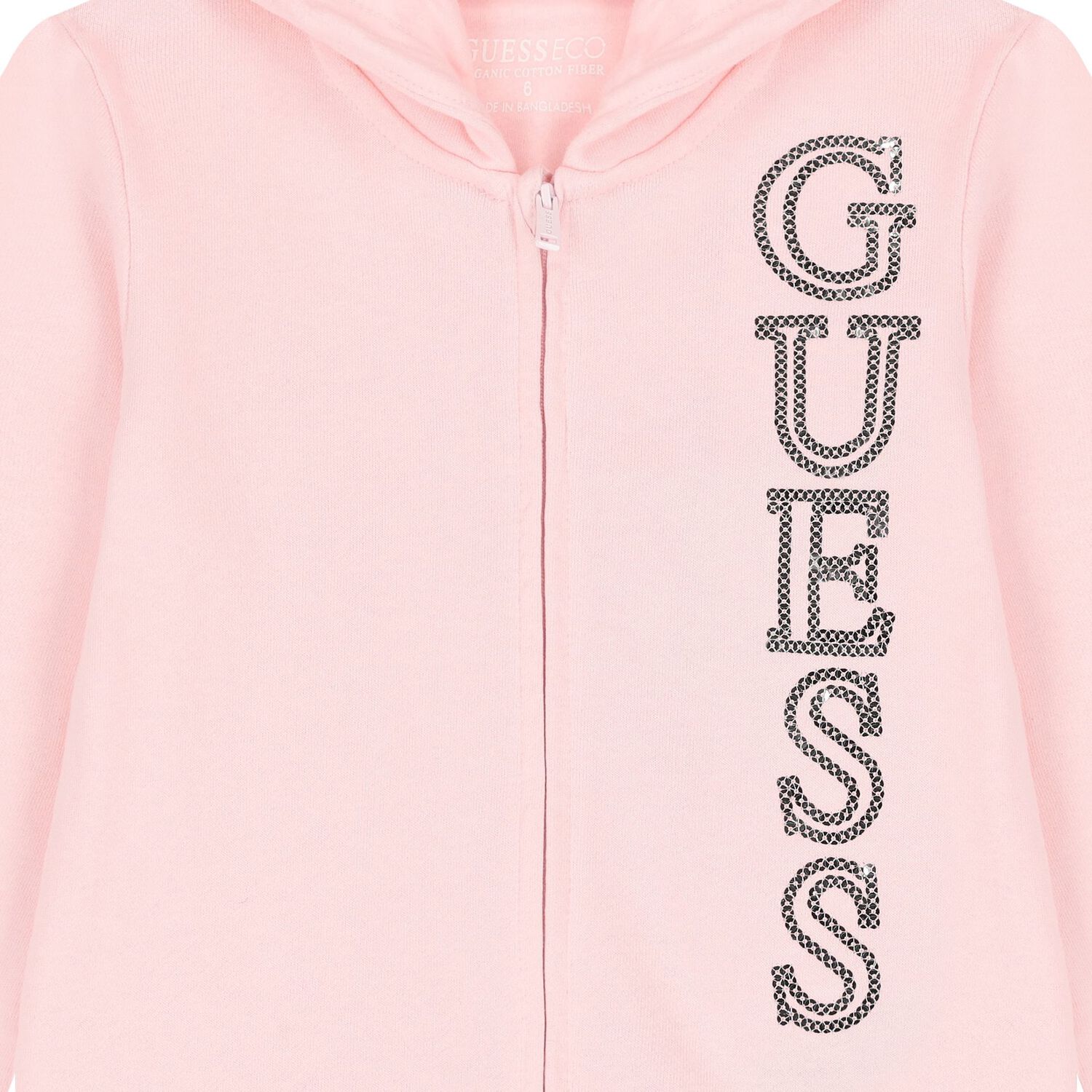Girls Pink Logo Sequin Tracksuit, 1, hi-res image number null