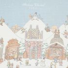 White & Blue Logo Winter Wonderland Baby Carré Swaddle, 1, hi-res