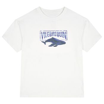 Boys White Logo T-Shirt