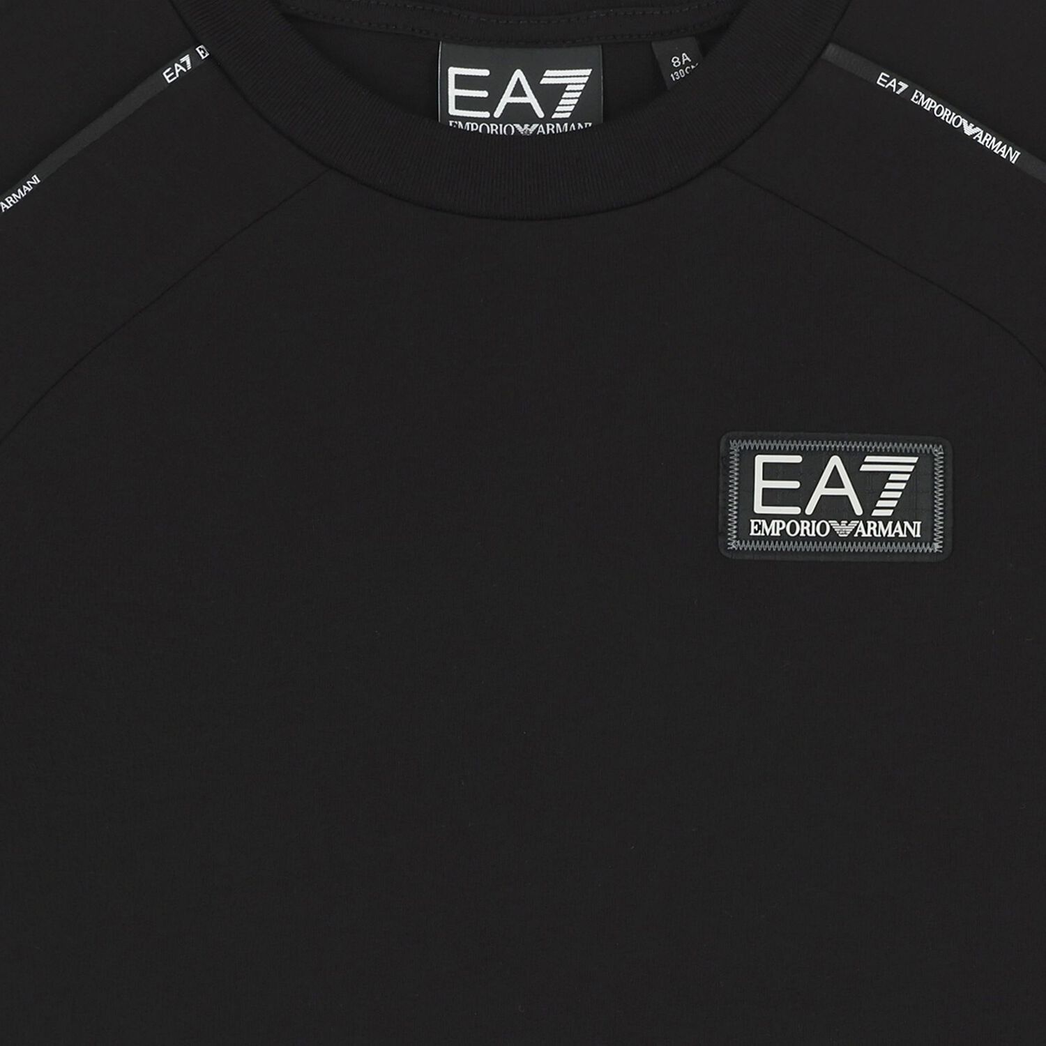 Boys Black Logo T-Shirt, 2, hi-res