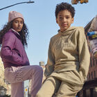 Khaki Green Logo Hooded Top, 1, hi-res