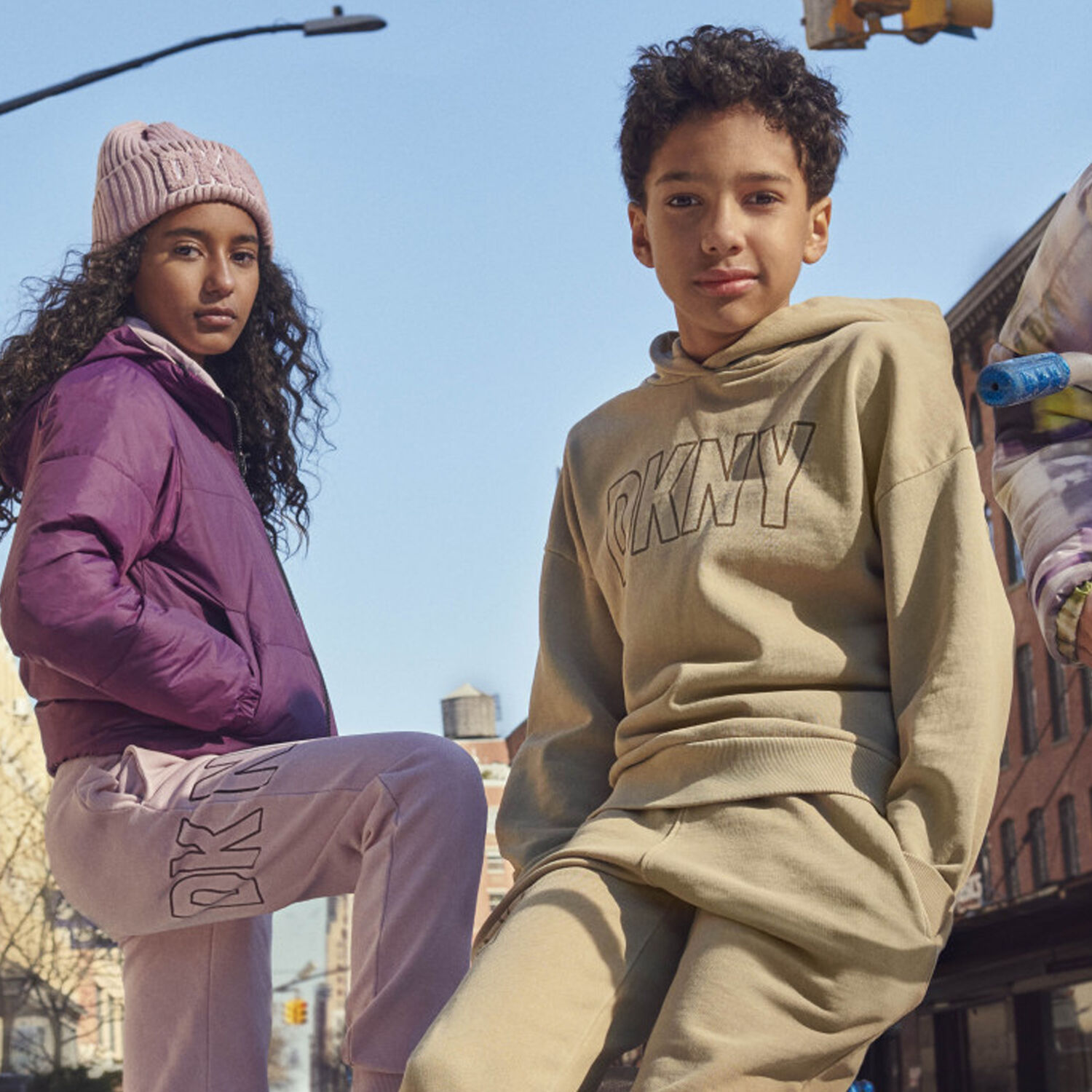 Khaki Green Logo Hooded Top, 1, hi-res