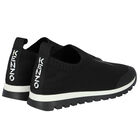 Boys Black Logo Trainers, 1, hi-res