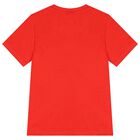 Boys Red Smurfs T-Shirt, 1, hi-res