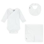 Boys White & Blue Dots Baby Gift Set, 1, hi-res