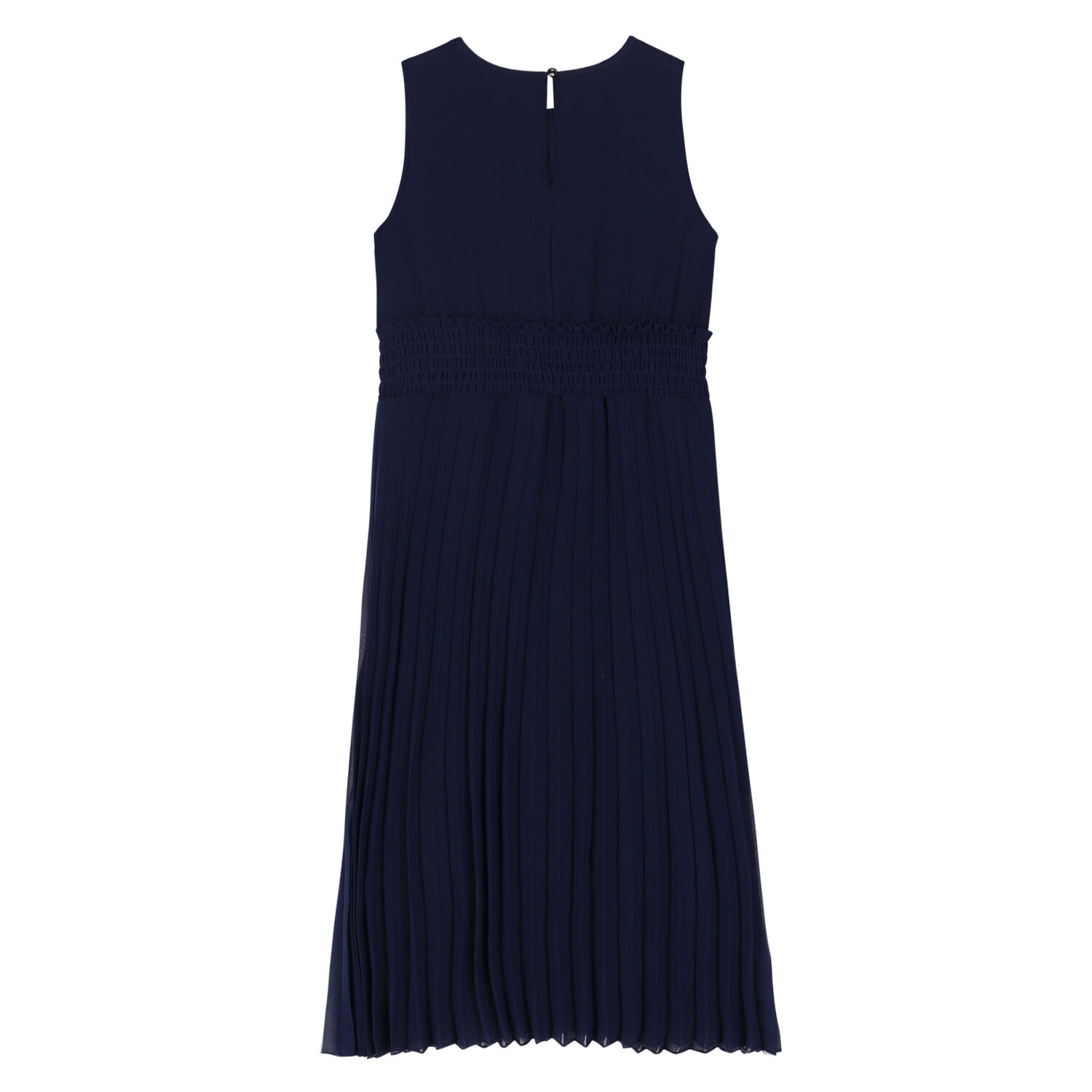 Girls Navy Pleated Dress, 1, hi-res image number null