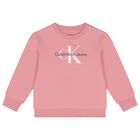 Baby Girls Pink & White Tracksuit 3-Piece Set, 7, hi-res