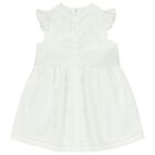 Younger Girls White Logo Dress Set, 1, hi-res