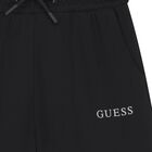 Boys Black Logo Joggers, 1, hi-res