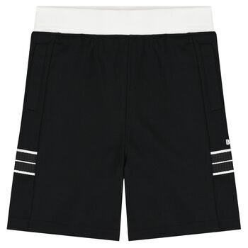 Boys Black Logo Shorts