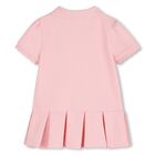 Younger Girls Pink Logo Polo Dress, 1, hi-res