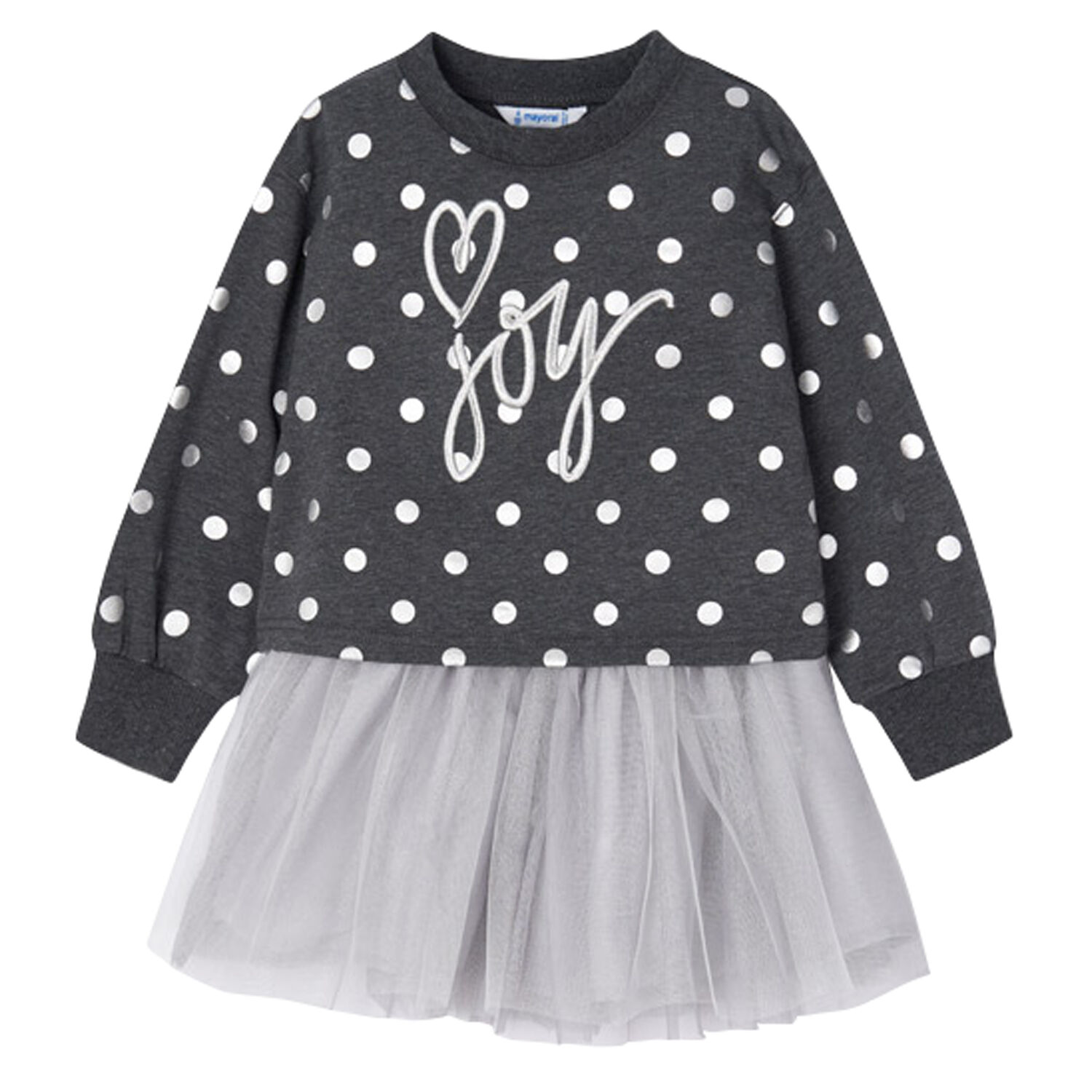 Girls Grey & Silver Skirt Set, 1, hi-res