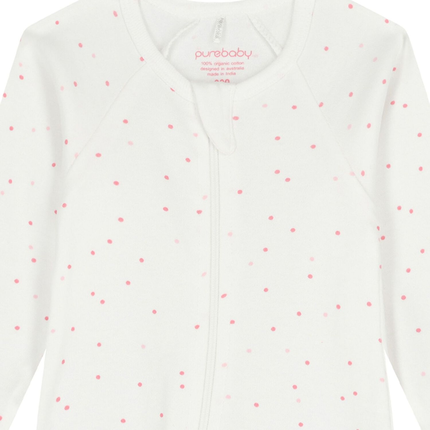 Baby Girls White & Pink Babygrows ( 2 Pack ), 4, hi-res image number null