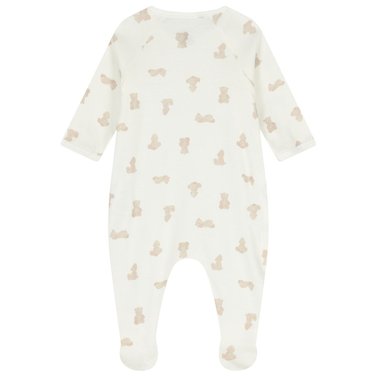 Ivory Teddy Bear Babygrow Gift Set, 1, hi-res