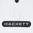 Boys White Cotton Logo Polo Shirt, 1, hi-res