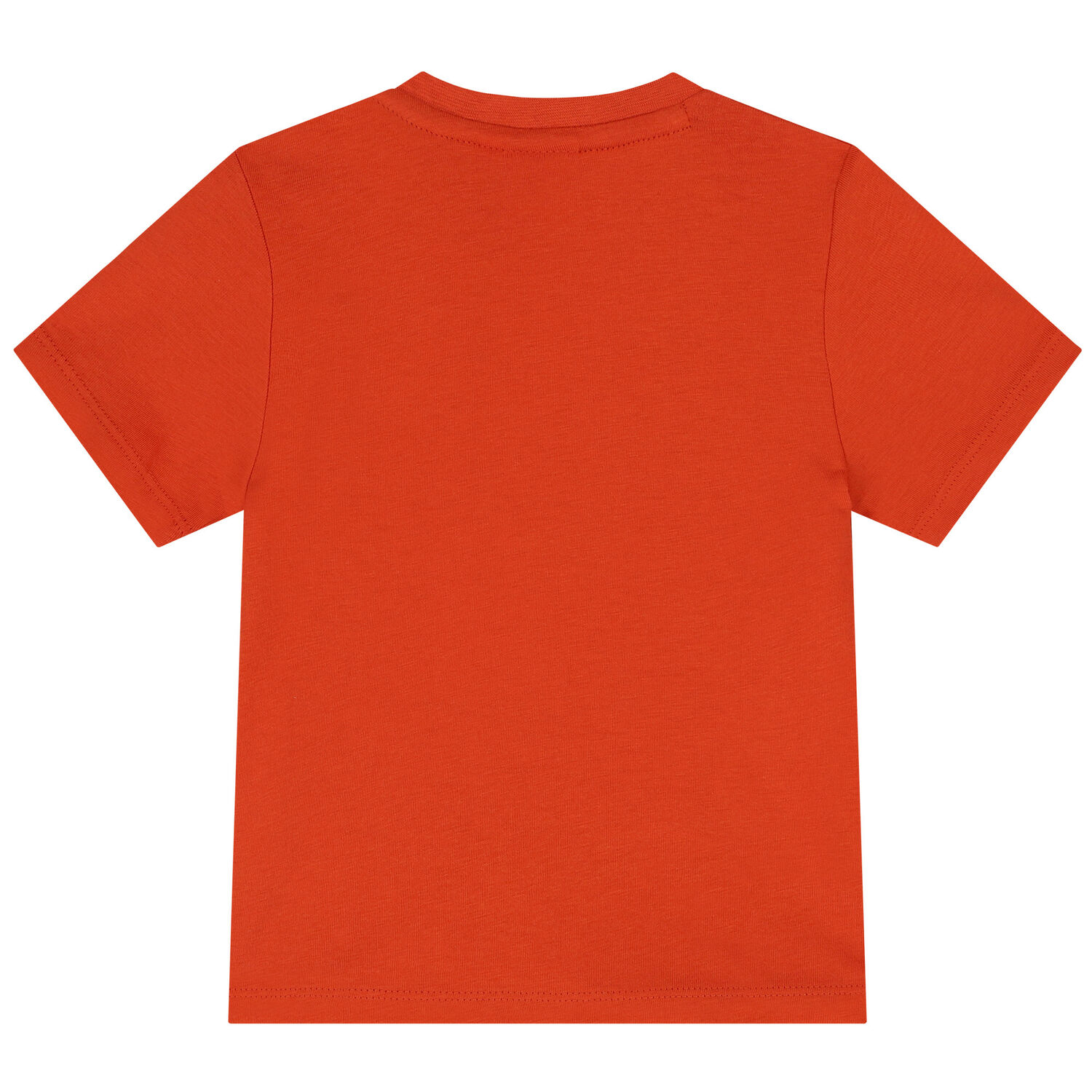 Younger Boys Orange Logo T-Shirt, 3, hi-res image number null