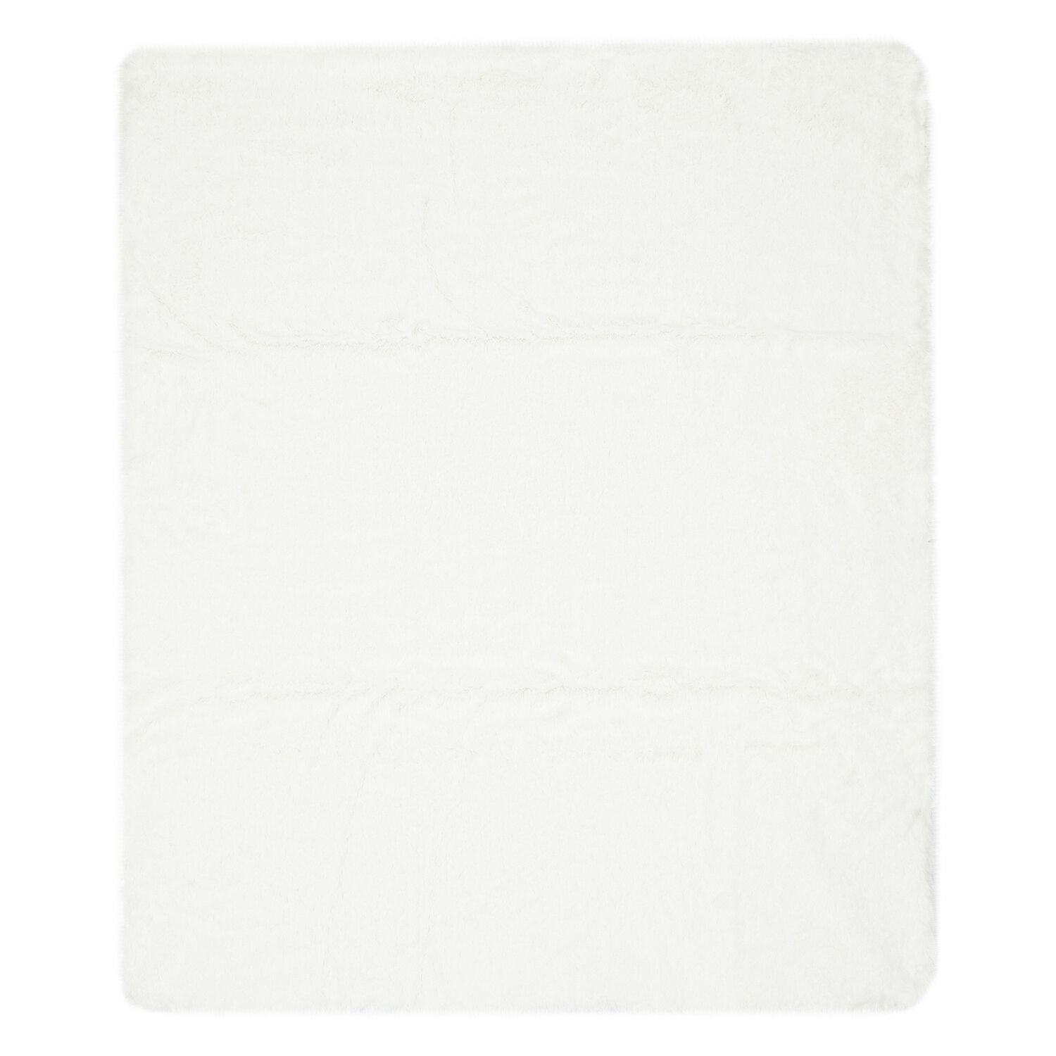 Plush White Baby Blanket, 1, hi-res image number null