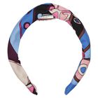 Girls Blue & Pink Vivara Knot Tie Headband, 1, hi-res