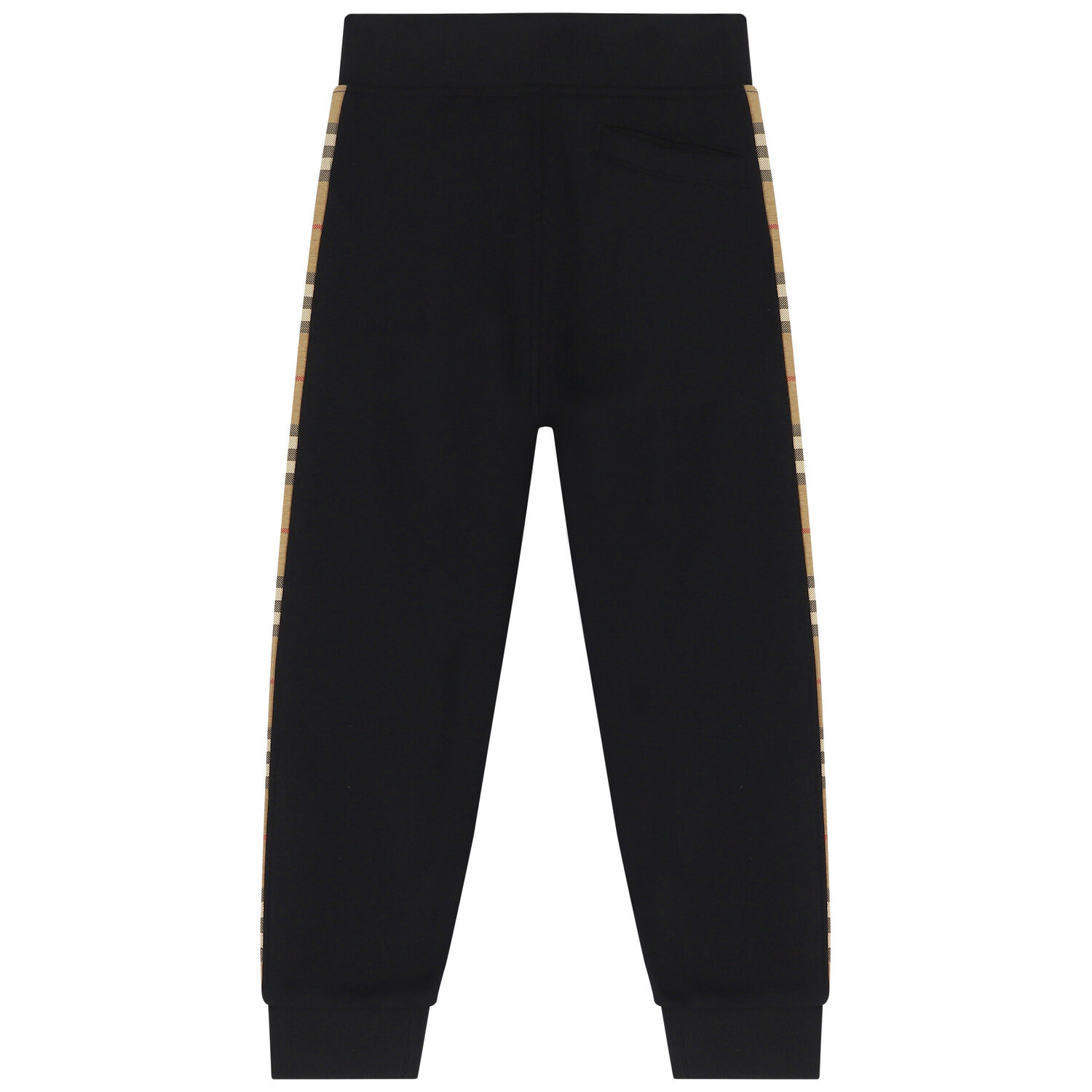 Black & Beige Check Joggers, 1, hi-res image number null