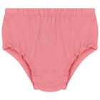 Younger Girls Pink Dress Set, 1, hi-res