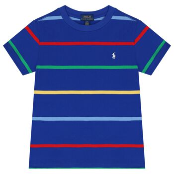 Boys Multi-Coloured Logo T-Shirt