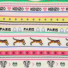 Girls Multi-Coloured Striped T-Shirt, 1, hi-res