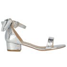 Girls Silver Sandals, 4, hi-res