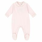 Baby Boys Blue Logo Babygrow, 3, hi-res