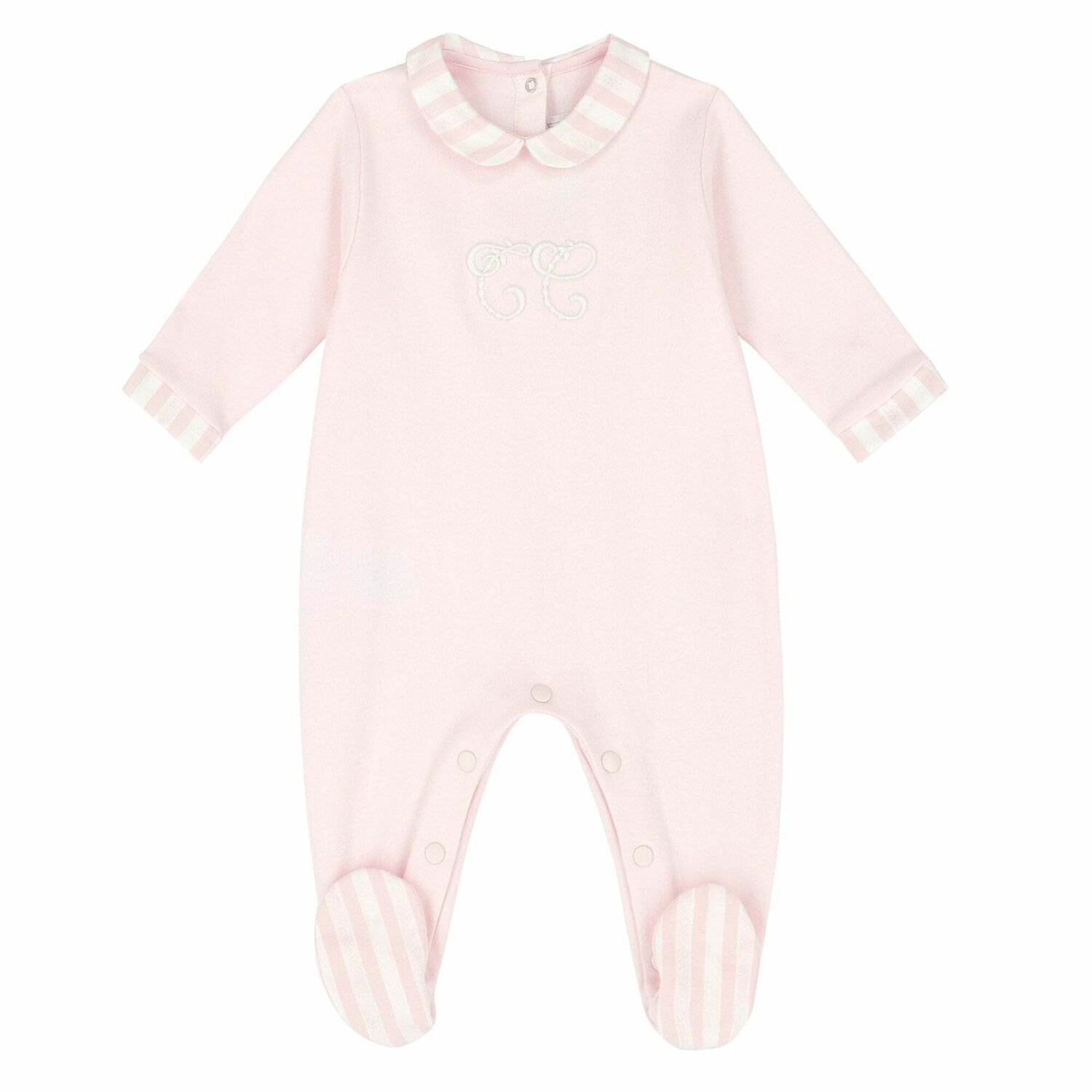 Baby Boys Blue Logo Babygrow, 3, hi-res image number null