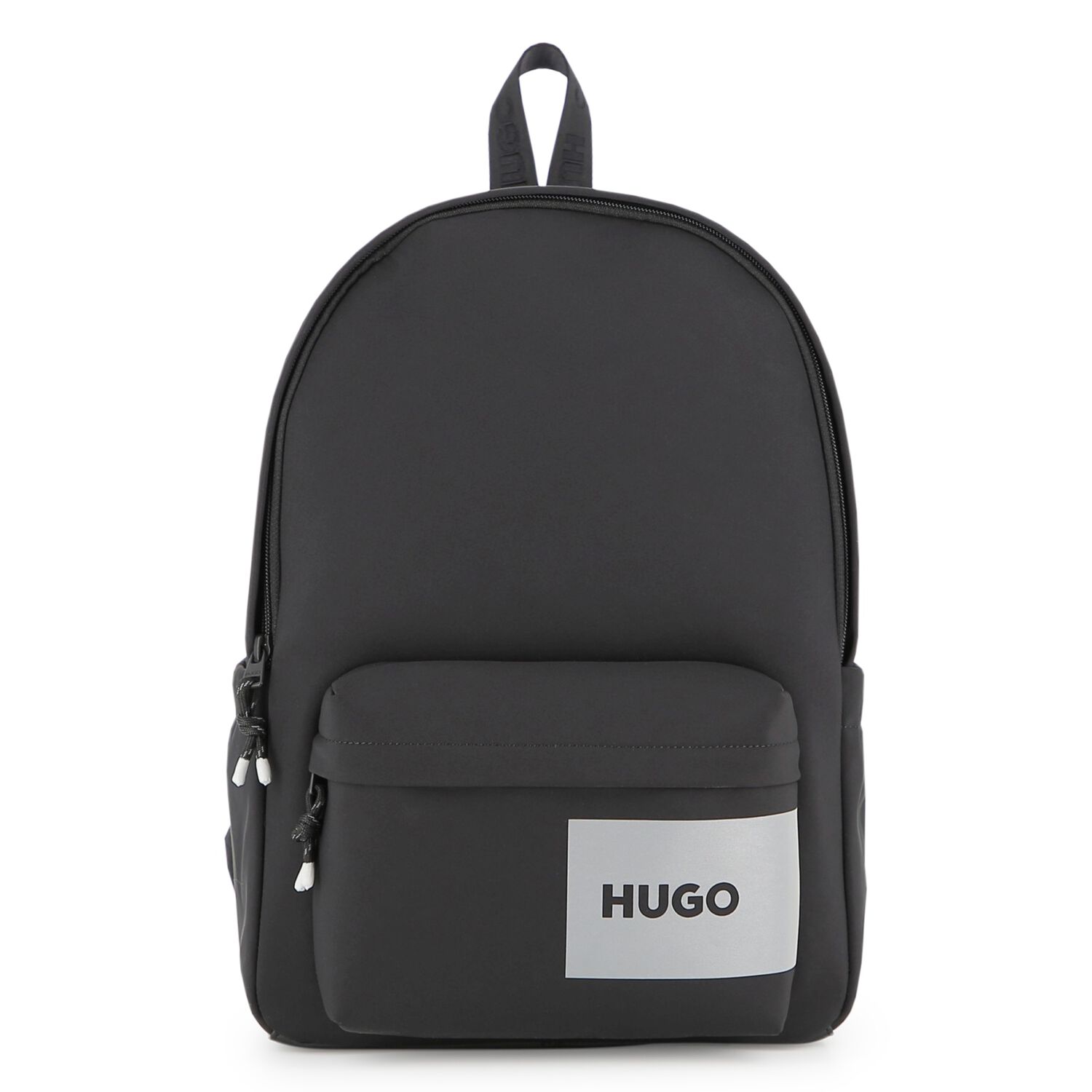 Boys Black Logo Backpack , 1, hi-res