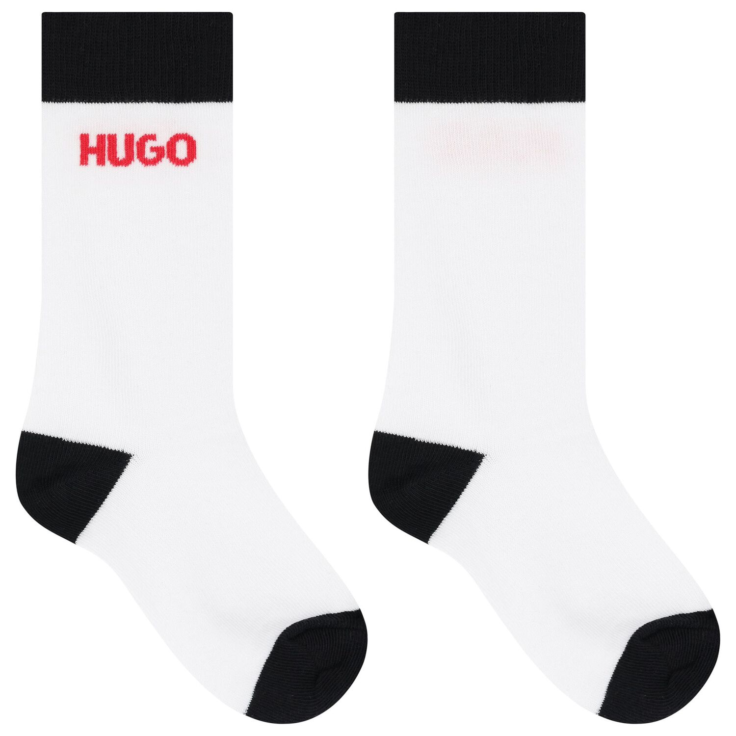 Boys Black & White Logo Socks, 1, hi-res image number null