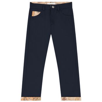 Boys Navy Blue Trousers