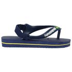 Navy Logo Flip Flops, 2, hi-res