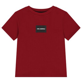 Boys Red Logo T-Shirt